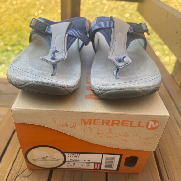 Merrell Pansy Twilight Blue Flip Flop Sandal - Picture 6 of 7